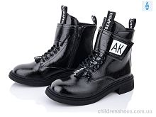 Ботинки 197-53 black l. Violeta / p. 36-41 / 8пар