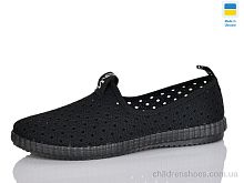 Слипоны 526 чорний Lot Shoes / p. 36-40 / 10пар