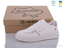 Кроссовки FWB24078 white-purple Restime / p. 36-41 / 8пар