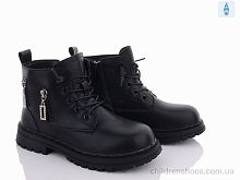 Ботинки Y104(B21511) black Violeta / p. 32-37 / 6пар