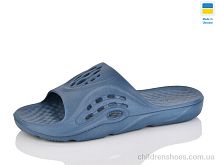 Шлепки N73 синій Lot Shoes / p. 41-45 / 6пар