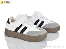 Кроссовки LB822 grey-black Clibee / p. 26-31 / 6пар