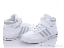 Кроссовки Y126(7682) white-grey Violeta / p. 31-37 / 8пар