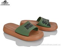 Шлепки 01-6216 khaki Jibukang / p. 36-41 / 10пар
