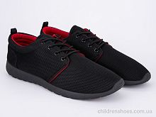 Кроссовки 4-309 black-red Violeta / p. 40-45 / 6пар