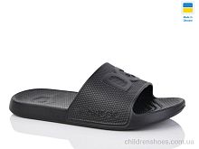 Шлепки N131 чорний Lot Shoes / p. 40-46 / 8пар