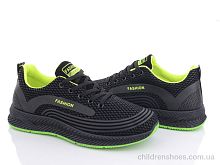 Кроссовки 197-144 black-green Violeta / p. 40-45 / 8пар