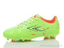 Футбольная обувь DIWB25659-2 green-orange Restime / p. 36-40 / 8пар