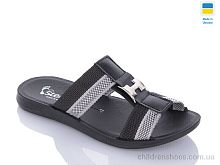 Шлепки TRK H black-grey DeMur / p. 41-46 / 6пар