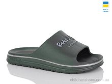 Шлепки 520-017 зелений Lot Shoes / p. 41-44 / 8пар