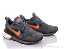 Кроссовки S27(N1022) black-orange Violeta / p. 36-41 / 8пар