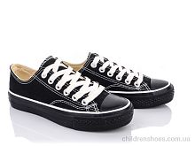 Кеды Y72-A18112 black Violeta / p. 35-40 / 6пар