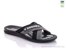 Шлепки TRK STL-1 black-grey DeMur / p. 41-46 / 6пар