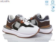 Кроссовки 8811 white-brown Ailaifa / p. 36-41 / 8пар