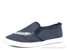 Мокасины B73-5 Blue Rama / p. 31-36 / 12пар