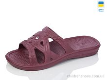 Шлепки Камінчик старий бордо Lot Shoes / p. 36-41 / 8пар