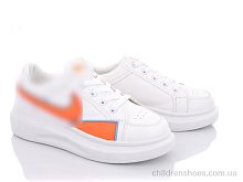 Кроссовки 172-39 white-orange Violeta / p. 36-40 / 8пар