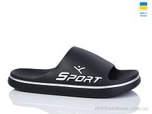 Шлепки 403 чорний Lot Shoes / p. 41-46 / 8пар