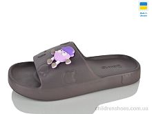 Шлепки N109 коричневий Lot Shoes / p. 37-41 / 8пар