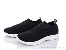 Кроссовки 190-3-1 black Violeta / p. 36-41 / 8пар