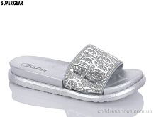Шлепки S888 silver Super Gear / p. 36-41 / 6пар