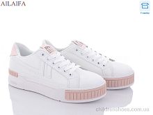 Кроссовки Z05-1 white-pink Ailaifa / p. 36-41 / 8пар