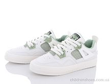 Кроссовки G7(2529) white-green Violeta / p. 35-40 / 6пар