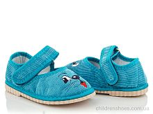 Тапки Глазки бирюза Slippers / p. 20-27 / 10пар