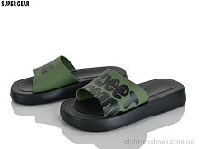 Шлепки 01-6216 green Super Gear / p. 36-41 / 10пар