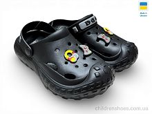 Кроксы 333 чорний Rai shoes / p. 24-32 / 8пар