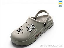 Кроксы L108 сірий Rai shoes / p. 37-40 / 8пар