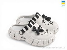 Кроксы DS012 білий Rai shoes / p. 30-35 / 6пар