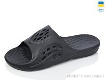 Шлепки N73 черний Lot Shoes / p. 41-45 / 6пар