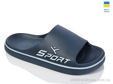 Шлепки N403 синій Lot Shoes / p. 41-46 / 8пар