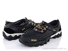 Кроссовки 190-6-1 black Violeta / p. 40-44 / 8пар