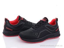 Кроссовки 197-142 black-red Violeta / p. 40-45 / 8пар