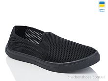 Слипоны NC3 чорний Lot Shoes / p. 40-45 / 7пар