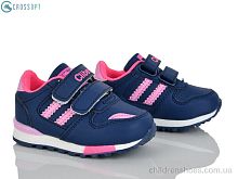 Кроссовки F627 d.blue-peach CROSSOPT / p. 21-26 / 6пар