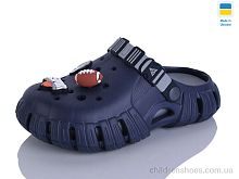 Кроксы 770 підліток т.синій-сірий Lot Shoes / p. 36-41 / 6пар