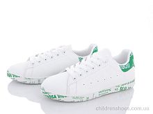 Кроссовки 9-782 white-green Violeta / p. 36-41 / 8пар