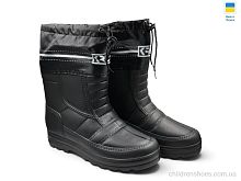 Сапоги из пены Б01 чорний Rai shoes / p. 41-45 / 12пар