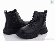 Ботинки Y101(0649B) black Violeta / p. 32-37 / 6пар