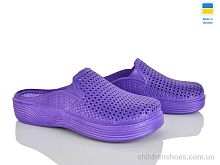 Кроксы Сабо жіночі фіолетовий Rai shoes / p. 36-41 / 8пар