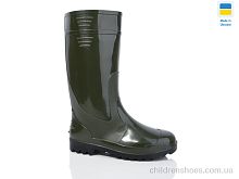 Резиновая обувь Чобіт резина хакі Lot Shoes / p. 41-46 / 6пар