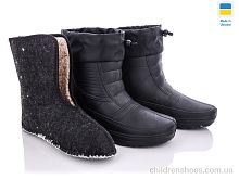 Сапоги из пены DS Укр ГП05 піна чорний чулком Vladimir / p. 41-45 / 5пар