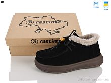 Туфли AWZ6807 black Restime / p. 36-40 / 8пар