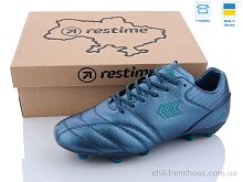 Футбольная обувь DM023102-2 navy-cyan Restime / p. 41-45 / 8пар
