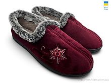 Тапки 2202 бордо Rai shoes / p. 37-42 / 12пар