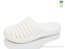 Шлепки N202 білий Lot Shoes / p. 36-41 / 6пар