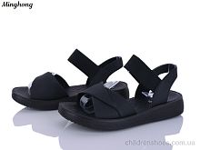Босоножки 7718 black Minghong / p. 37-42 / 8пар